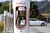  Mercedes     Tesla Supercharger